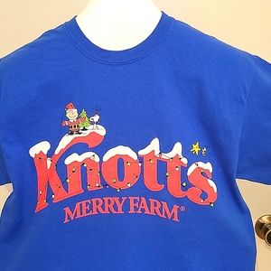 Knott's Merry Farm 2018 T-Shirt  - Blue - Sz M